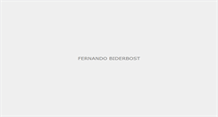 Desktop Screenshot of fernandobiderbost.com
