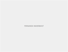 Tablet Screenshot of fernandobiderbost.com